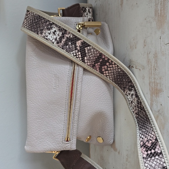 Hammitt Limited Edition VIP Crossbody With Snakeskin Strap